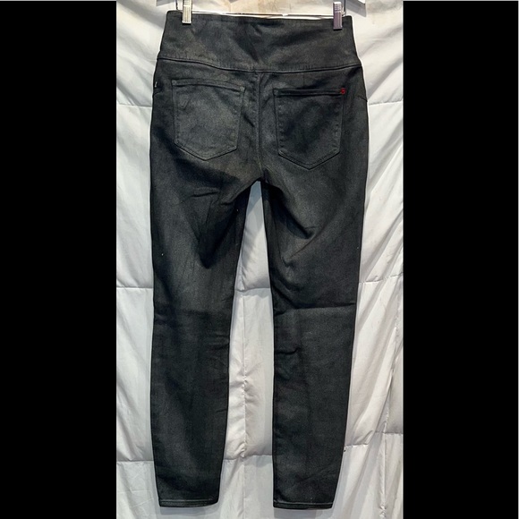 Spanx Silver/Grey Pewter Wax Skinny Jeans - Picture 2 of 6